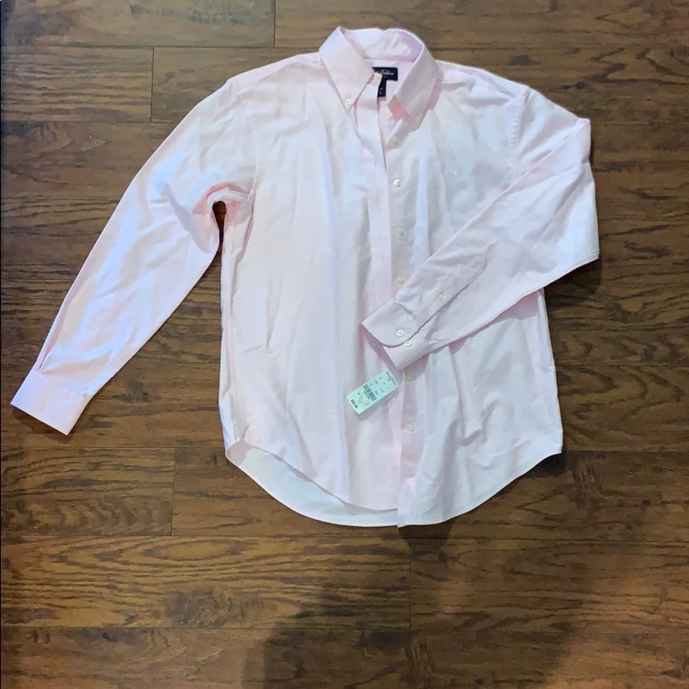 Brooks Brothers Dress Shirt Size 8 Light Pink